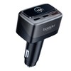 Toocki C46 105W 3-Port USB PD Car Charger Adapter with Smart Display Screen USB-A+2USB-C PD Fast Charging for iPhone 17