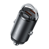 Toocki TQ-CC34B 45W 2-Port USB PD Car Charger Adapter with Pulling Ring Dual Type-C Fast Charging for iPhone 15 14 13 fo