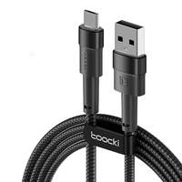 Toocki TQ-X16 2.4A USB-A to Micro USB Cable Fast Charging Data Transmission Tin-plated Copper Core Line 1M/2M Long for H
