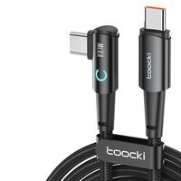 Toocki TQ-X25 5A 100W Type-C to Type-C Cable PD Fast Charging Data Transmission Copper Core Line 1M/2M Long for iPhone 1