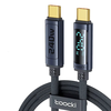 Toocki TQ-X57C4 PD240W USB-C to USB-C Digital Display Cable PD3.1 QC4.0 Fast Charging Data Transmission Copper Core Line