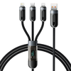 Toocki TQ-X62 6A 66W USB-A to Type-C/Micro/iP Cable Digital Display Fast Charging Data Transmission Thicken Copper Core