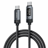 Toocki TX111C4 PD240W Type-C to Type-C Cable with Smart OLED Display PD3.1 SFC2.0 Fast Charging Data Transmission Tinned