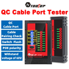 TOOLTOP ET605 LAN Network QC Cable Port Tester Pairing Check Switch Flash POE Withstand 60V Telephone Network Cable Line