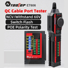 TOOLTOP ET606 Network Cable Tester POE Test 3KM Digital Cable Tracing Cross Short Circuit Checking Crystal Port RJ45/RJ1