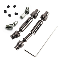 Transmission Drive Shaft 6x6 For WPL B14 B24 B16 B36 B36-3 JJRC Q60 RC Car Parts Silver