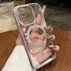 Transparent Magnetic Adsorption Phone Case Full Cover Protection Mobile Phone Case for iPhone 16 16 Plus 16 Pro 16 Pro M