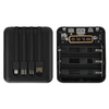 Transparent Power Bank Case 3x18650 Battery Box with Cable DIY Charging Treasure No Need Soldering with Digital Display
