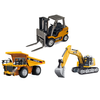 TRASPED HG4-243 HG4-301 HG4-431 RTR 1/64 2.4G Mini RC Car Alloy Forklift Excavator Dump Truck Support App Remote Control