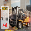 TRASPED HG4-243 RTR 1/64 2.4G Mini RC Car Alloy Forklift Support App Remote Controlled LED Light Sound Engineering Vehic