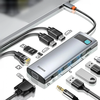 [Triple Display] Baseus 11-In-1 MST USB Type-C Hub Docking Station Adapter With Dual 4K HDMI HD Display / 1080P VGA / 10