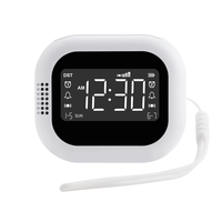 TS-BC700 Portable Vibrating Alarm Clock with 2.75 Inch Screen Multifunction Rechargeable 1800mAh Battery for Deaf / Elde