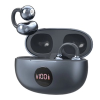 TS63 TWS Earclips Earbuds Wireless bluetooth 5.4 Earphone with Power Display 360° ACS Panoramic Sound AAC Audio Flexible