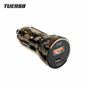 TUERBB CC01 Car Charger Fast Charging PD 30W QC4.0 USB with Blue LED Breathing Lights for iPhone 14 13 Pro Max