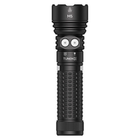TUNENGE M5 4*LED 5200LM Strong Flashlight with Red LEP Pointer With 4500mAh Battery IP66 Waterproof Magnetic Tail Type-C