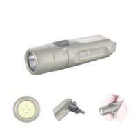 TUNENGE S15 650LM Mini Porable LED Keychain Flashlight USB Rechargeable Pocket Light Waterproof Emergency Outdoor Campin