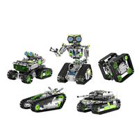 TUOMU STEM ROBOT T1120 5in1 Transform Coding Robot Building Block Assembly Kit Programmable Robotics STEM Toy Education