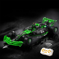TUOMU T4018 Building Blocks Car Racing Series 1/12 Scale C24KS F1 Formula Assembly Kit Kids Gift
