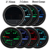 Turbo Boost Gauge Vacuum Pressure Meter 7 Color LED 1~2 Bar Black Len UK 2" 52mm