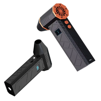 Turbo Fan 180000RPM Peak Powerful Air Blower 52m/s Speed Dual 4000mAh Batteries LED Lighting 4-Gear Speed Compact Portab