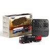 Turbo Racing C50 1/76 2.4G 4WD RC Car Semi -Truck Tractor Trailer Heads LED Lights Sounds Remote Control Vehicles Models