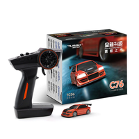 Turbo Racing C76 RTR 1/76 2.4G RWD Mini Drift RC Car Sports TC06 Chassis New Upgrade Motor THR-Curve Shocking Adjustable