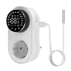 Tuya 1419 Wi-Fi Plug-in Smart Thermostat Socket with Timing Function LED Display Knob-type APP Control Temperature Socke