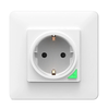 Tuya 16A WiFi Smart EU Wall Socket Power Monitoring Outlet Timing Function APP Remote Control Voice Control with Alexa G