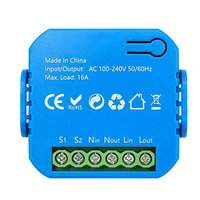 Tuya Mini Zigbe Smart Switch 16A AC 100-240V Support Two-way Ramote Control Energy Monitoring Timing Function Voice Cont