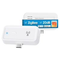 Tuya Smart Zigbe Repeater Wireless Signal Repeater Type-C Signal Amplifier Work with ZigBe Gateway Hub Smart Life APP Vo