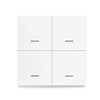 Tuya Smart ZigBee3.0 Switch 4 Gangs Scenario 12 Scenes Switch Push Button Controller Support Home Assistant Zigbee3.0 Ga