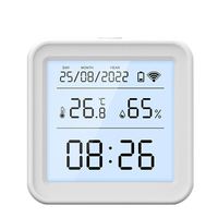 Tuya TH08 Wi-Fi Zigbe Temperature Humidity Sensor Hygrometer Wireless Alexa Google Compatible Backlight Feature Low Batt