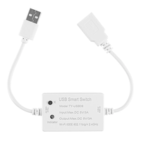 Tuya USB Smart WiFi Switch Controller Universal Breakers Timing Function Smart Life for USB Appliances Voice Control wit