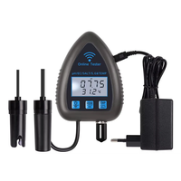 Tuya WiFi Bluetooth 5 in 1 Water Quality Monitor PH EC SALT SG Temperature Multi Function Water Analyzer APP Control for