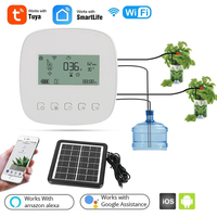Tuya WiFi Intelligent Automatic Water Timer Micro-drip Irrigation Controller Digital Watering Irrigation Timer with Sola