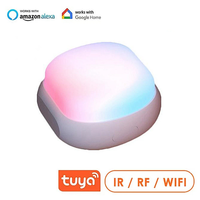 Tuya WiFi Smart Controller Universal Infrared RF Air Conditioner Switch Control RGB Light Atmosphere Lamp Remote APP Con