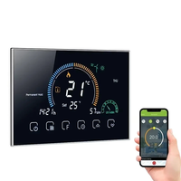 Tuya WiFi Smart Programmable Thermostat with 4.8-inch LCD Display 3A Water Heating APP Voice Control Work With Alexa Goo