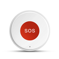 Tuya WiFi Smart SOS Call Button Wireless Caregiver Pager Phone Alert Transmitter Emergency Call Button for Kids Elderly
