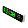 Tuya WiFi Temperature Humidity Sensor Support Time Alarm Clock Display USB Desktop Mirror Clocks APP Control with Alexa