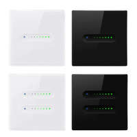 Tuya Wifi Zigbe Smart Dimmer Switch Touch Glass Panel App Remote Control Voice Control with Alexa Google Home 86 Type EU