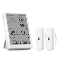 Tuya WiFi+RF433 Temperature & Humidity Sensor Sets Screen Display Monitor Main Sub devices Kits Indoor Outdoor Hygromete