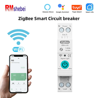 TUYA ZigBe Intelligent Circuit Breaker Remote Control Voice Control Switch Home Wireless Mobilephone APP Connect Circuit