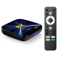 TV98 H618 Android14.0 TV Box 8K Ultra HD HDR10+ 4GB RAM 64GB Storage Allwinner H618 Quad-Core Dual-Band Wi-Fi BT5.0 8K S