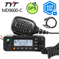 TYT MD-9600 DMR Mobile Radio Dual Band VHF UHF 50W 1000 Channels GPS Encryption Upgradeable LCD Voice Prompt