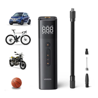 UGREEN Car Air Pump Portable Air Compressor for Car Motorcycles Bicycle Electric Tire Inflator with LCD Digital Display