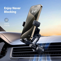 UGREEN Car Phone Holder Vent Phone Mount Air Vent Clip Cell Phone Holder Compatible with iPhone 16 15 14 13 12 Pro Max M