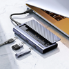 UGreen CM550 4 in 1 USB Hubs with SDD Case Support 10Gbps USB 3.2 Gen2*2 Type-C3.2 M.2 NVMe/SATA Dual Protocol Aluminum