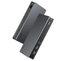 UGREEN CM615 9-in-1 USB-C Docking Station with USB-C3.2 Gen1 / USB-A3.2 Gen1*2 / HD/DP*2 / RJ45 Ethernet / USB-C PD Mult