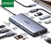 UGreen CM639 10-in-1 USB3.0 Hub Docking Station USB Adapter with USB2.0*2 / USB3.0 / HDMI-Compatible*2 / USB-A&USB-C / R