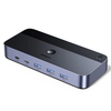 UGREEN CM664 USB3.0 HD KVM Switch 2 in 1 Out Splitter Support 4K60Hz for 2 Computers Sharing 1 Monitor Keyboard Mouse